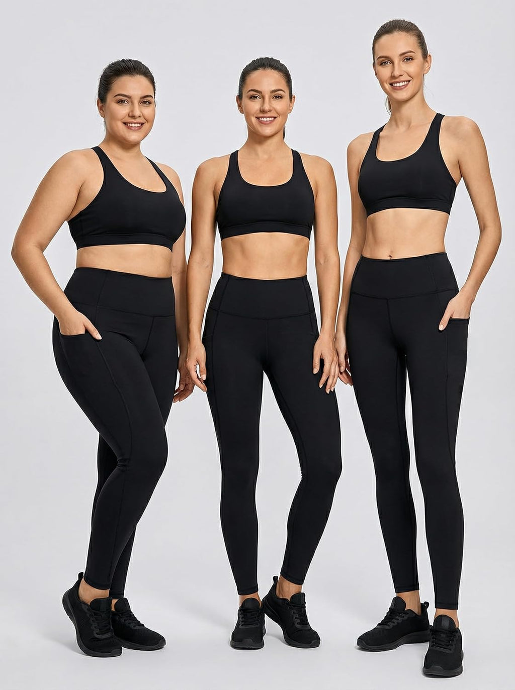 High Waist Yoga Pants Women with Pockets Workout Leggings